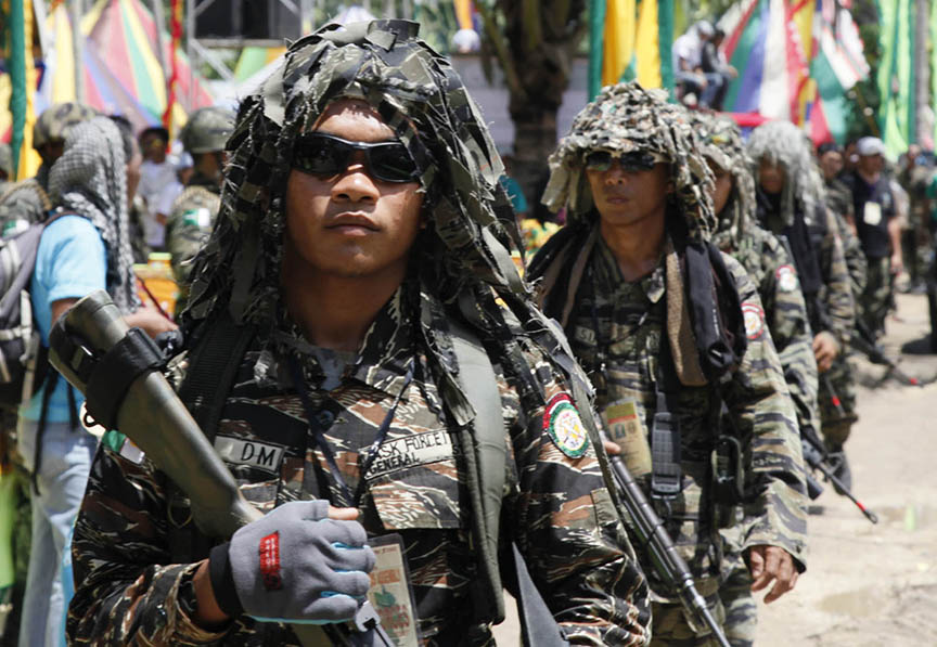 MILF fighters in Maguindanao. Mindanews File Photo