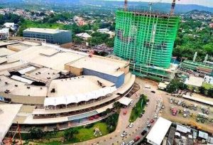 Panoramic shots of the Aeon Towers' ongoing construction.