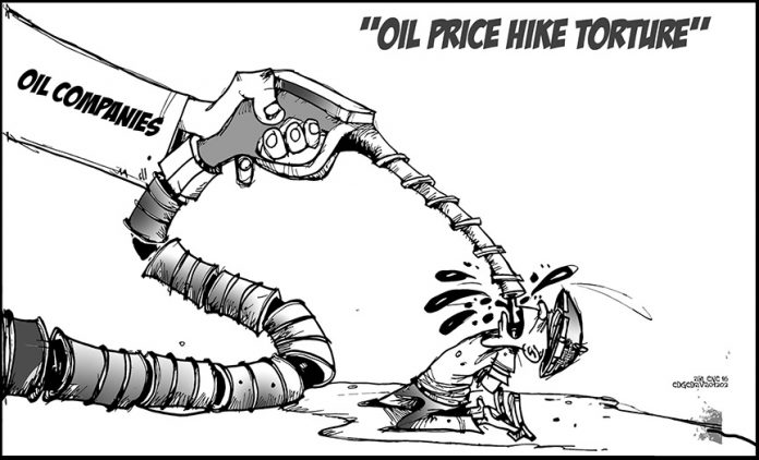 Oil Price Hike Torture