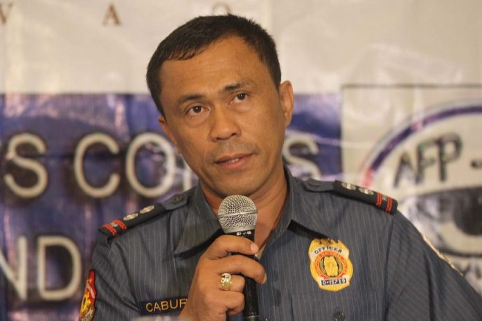 DCPO REPORT. Davao City Police Office (DCPO) deputy director for Operation Section Supt. Ireneo Caburnay briefed the members of the media, during the AFP-PNP Press Conference last Wednesday, on the accomplishments of DCPO, especially on their efforts to lower crime rate and make the city safer. LEAN DAVAL JR.