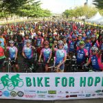 BIKE FOR HOPE DAVAO. More than a hundred bikers led by House Deputy Speaker Pia Cayetano pedaled from Davao City to the Davao del Norte Sports and Tourism Complex in Tagum City on Sunday. The bike ride, called Bike for Hope, advocates road safety, a healthy lifestyle and environment. (Contributed photo)