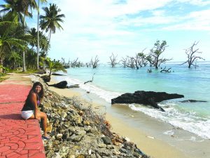 Baganga’s Sunrise Boulevard was a long red strip of shoreline that featured whitewashed mangroves beautifully scattered along red strip. Perfect for photos and for just taking in all the beauty Mindanao had to offer. Photo by Sandy Santos.