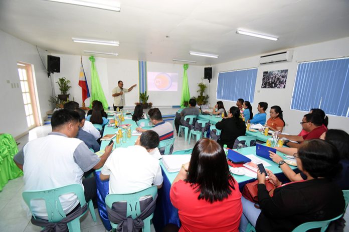 FLAGSHIP PROJECT. Sarangani province Schools Division Superintendent Isagani dela Cruz presents to the province’s education stakeholders on Thursday the division’s flagship program dubbed as Project CHILD or Communities and Homes Inspiring Innovative Leadership and Learning Designs. The project is expected to bring together families, policy makers, schools and students toward a shared goal of increasing effective learning and teaching. (Jake T. Narte/SARANGANI INFORMATION OFFICE)