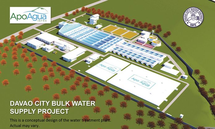 PLANT PERSPECTIVE. Photo shows the perspective of the water treatment that will be constructed by the Apo Agua Infrastructura, Inc. (Photo by Apo Agua)