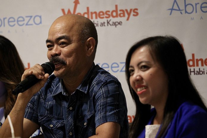 NOBLE OBJECTIVE. 1 Mindanao Energy Cooperative Federation chair Edgardo Silagan (left) says his group's main objective is to create a program that will focus on the generation of renewable energy in Mindanao. Silagan, together with Model Cooperative Network (MCN) chief executive officer Rhoda Pillerin, interacted with members of local media during Wednesdays @ Habi at Kape at Abreeza Mall on Wednesday. LEAN DAVAL JR