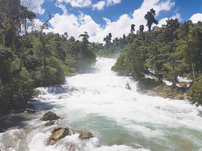 A different kind of Aliwagwag Falls show up if it rains the night before.