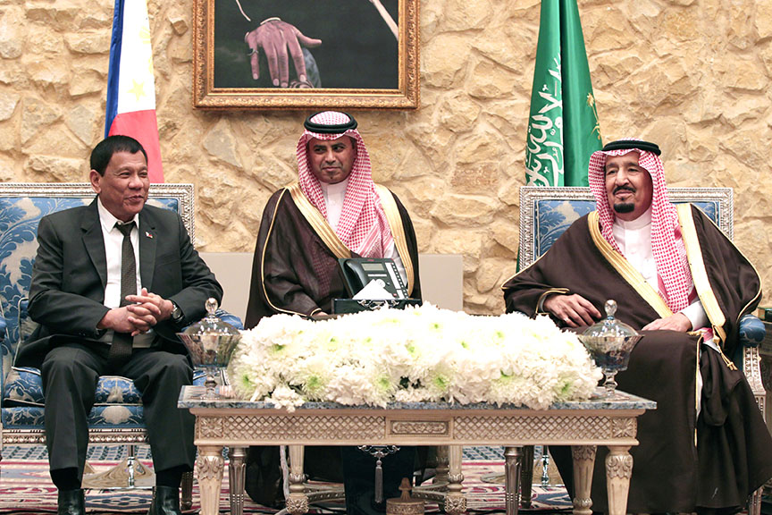 President Duterte meets Saudi king at residence | Edge Davao