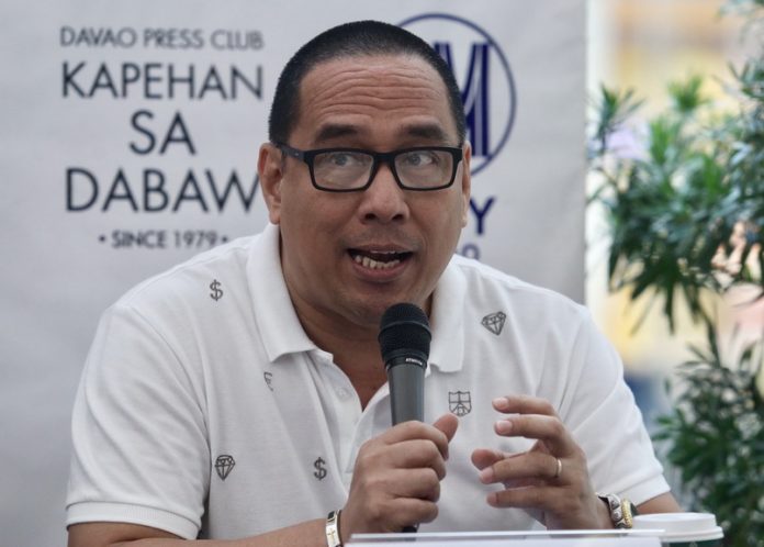 SOARING. Eric Manalastas of NextBPO Solutions, Inc. says the workforce in Davao City connected with Information Technology Business Process Management now reached 35,000. Manalastas was among the guests of Kapehan sa Dabaw at the Annex of SM City Davao on Monday. LEAN DAVAL JR.