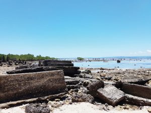 The left side of the Ruins in Pugad, Lianga, Surigao del Sur.