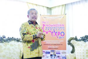 Indonesian Consul General Napitupulu promoting the upcoming 1st Indonesian Manufactured Products Expo