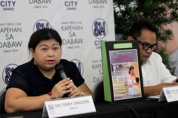 NUTRITION STATUS. National Nutrition Council Region 11 regional coordinator Dr. Maria Teresa Ungson discusses the nutrition status of Davao City and the agency’s upcoming photo contest in collaboration with lawyer Constantine Agustin’s Davao Photographers Club during this week’s edition of Kapehan sa Dabaw at the Annex of SM City Davao on Monday. LEAN DAVAL JR.