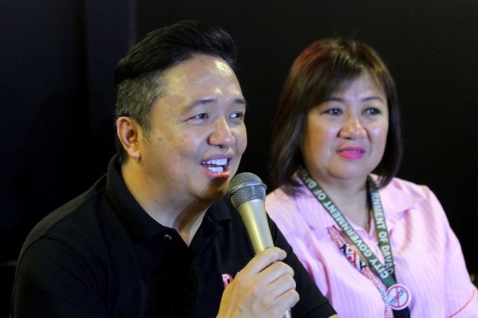 PRIMING UP. Kadayawan sa Davao 2017 festival director Gatchi Gatchalian (left), together with City Tourism Office head GeneRose Tecson, provides the details of the activities and events for this year’s Kadayawan festivities during I-Speak media forum at Saging Repablik in Davao City on Thursday. LEAN DAVAL JR.