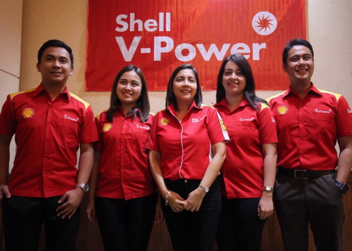 NEW PRODUCTS.Shell Philippines unveils its brand new formulations for premium Shell V-Power fuels to meet every Filipino driver’s constantly evolving needs. Present during the unveiling on Wednesday at The Marco Polo Davao were (from left to right) retail territory manager Jerome David, fuels brand manager Marcia Angela Abas, fuels scientist Mae Ascan, brands and communications manager CherineCapadocia, and Mindanao District manager Arvin Obmerga. LEAN DAVAL JR.