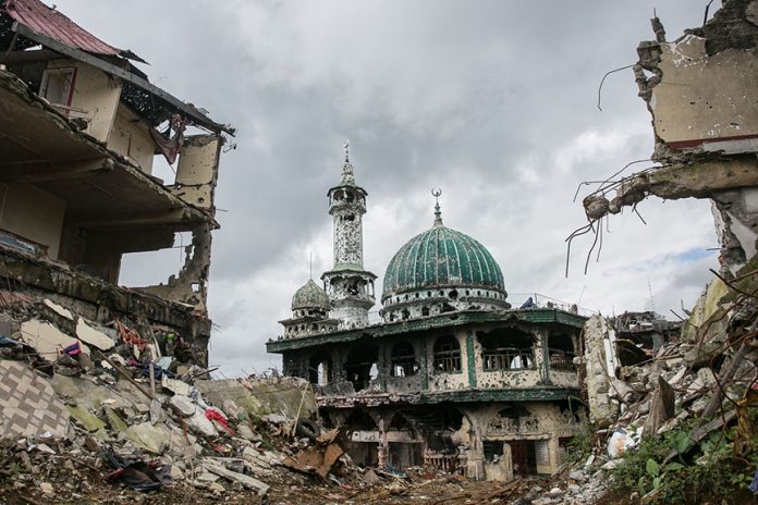 The military opened portions of Marawi City’s Ground Zero on 25 October 2017 for journalists to see what it took to liberate the country’s lone Islamic City from ISIS-inspired terrorists after five months of fighting. MindaNews photos by MANMAN DEJETO