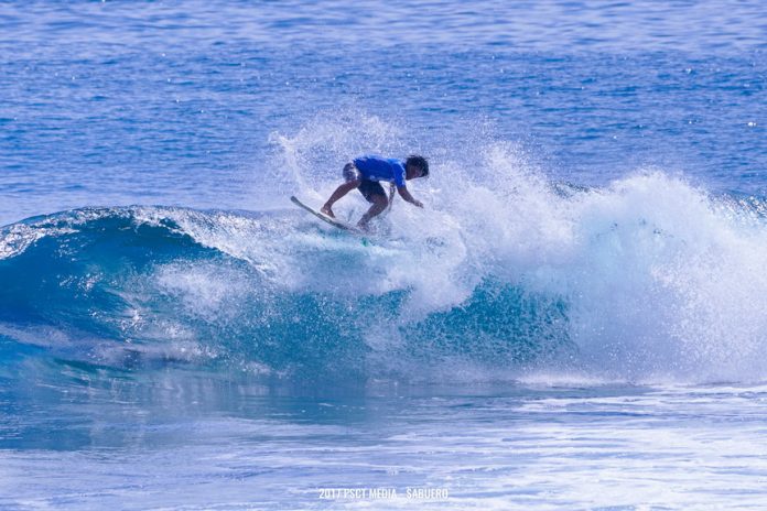 TOP: The only remaining representative from the Davao region to make it to Round 4, Sonnyboy “Bayogyog” Aporbo, lands a massive floater on his frontside during the last few minutes that made the crowd go wild. Photo by Gaps Sabuero