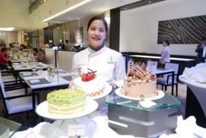 Seda Abreeza’s Excutive Sous Chef Giovanna Sibala and her sweet creations.