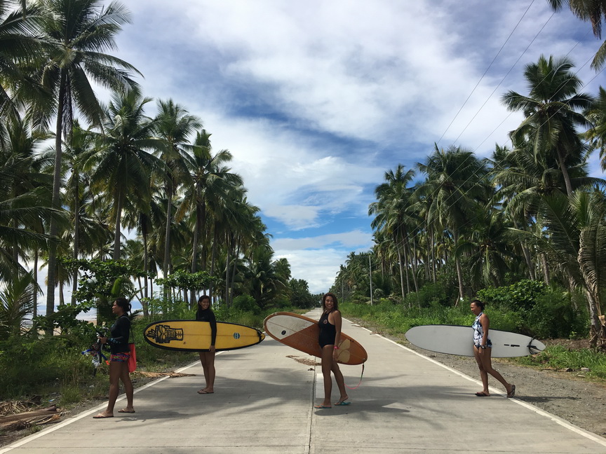 This is with my Dahican crew, Dahicabebes. One of our favorite photos taken after surfing and freediving. July 2017