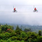 Skycycling at Eden Nature Park