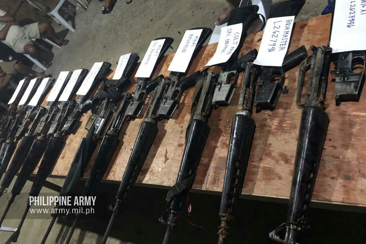 22 High-powered NPA Firearms Surrendered ﻿ | Edge Davao