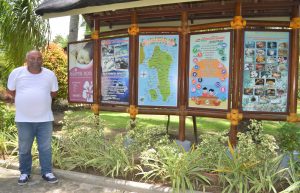  Julian Rodriguez III: Here, the resort administrative officer showed the activities visitors can have while at Paradise Island.