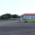 A light plane touches down at the Mati City airport. The heirs involved in the talks for the land ownership concerning the opening of Mati City airport for commercial operations have already signed the documents. Edge Davao