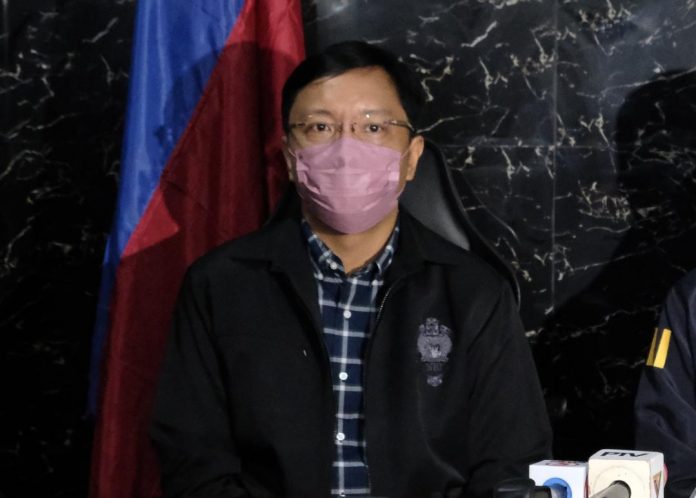 National Bureau of Investigation-Davao Region (NBI-Davao Region) investigator Juhary Guro answers questions from members of local media during a presser at the NBI 11 office in Davao City on Friday. Guro said the agency gathered additional evidence favorable for the victim Amierkhan Mangacop during the reenactment conducted on Monday of the bar shooting incident in Davao City. Edge Davao