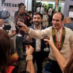 Israeli Ambassador to the Philippines Ian Fluss proposes a toast as he graces the opening of the Davao Agri Trade Expo 2022 at SM Lanang Premier's SMX Convention Center on Thursday. A number of companies from Israel take part during the two-day agri event. Edge Davao