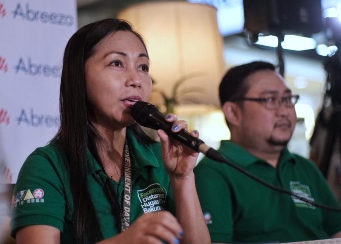 Davao City Business Bureau officer in charge Maribel Paguican, together with Business Bureau action officer Rodney Bulahan, bares during Wednesdays media forum at Habi at Kape, Abreeza Mall in Davao City on Wednesday that the department is eyeing to set up kiosks at the Sangguniang Panlungsod (SP) due to help boost the business permit online registration. LEAN DAVAL JR.