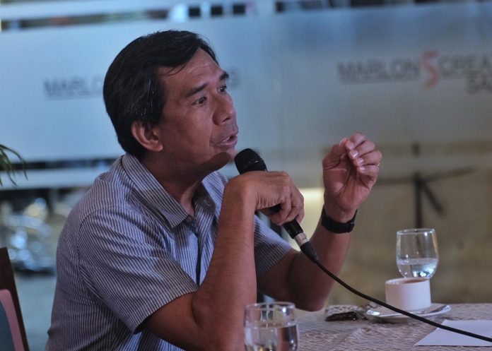 Davao Light and Power Co., Inc. (DLPC) president and chief operating officer Rodger Velasco talks about the company's upcoming implementation of power rates reduction during this week's Wednesdays at Habi at Kape at Abreeza Mall in Davao City. LEAN DAVAL JR.