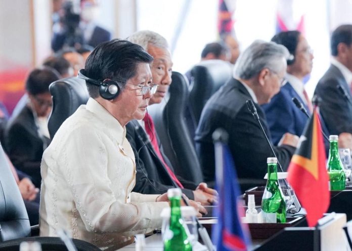 President Ferdinand R. Marcos Jr. takes part in the engagements with the representatives of the ASEAN Inter-Parliamentary Assembly, ASEAN Youth, ASEAN Business Advisory Council, and the High-Level Task Force on ASEAN Community's Post 2025 Vision during the 42nd ASEAN Summit in Labuan Bajo, Indonesia on Thursday. OP Photo