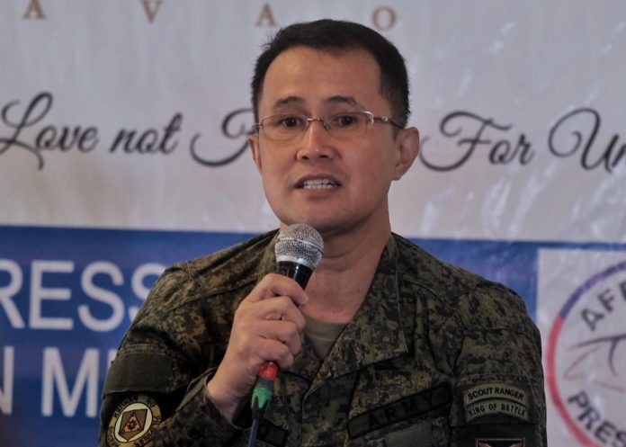 Colonel Marion Angcao, commander of the Philippine Army's 1003rd Infantry Brigade, says during this week's AFP-PNP Press Corps media forum at The Royal Mandaya Hotel the military is helping the Indigenous People (IP) in Talaingod, Davao del Norte to propagate a new variety of abaca as part of a long-term intervention in preventing the resurgence of the New People’s Army (NPA) in the area. LEAN DAVAL JR.