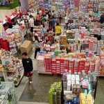 More than a week before Christmas, shoppers flock to the toy section of a mall in Davao City on Wednesday (13 December 2023). MindaNews photo