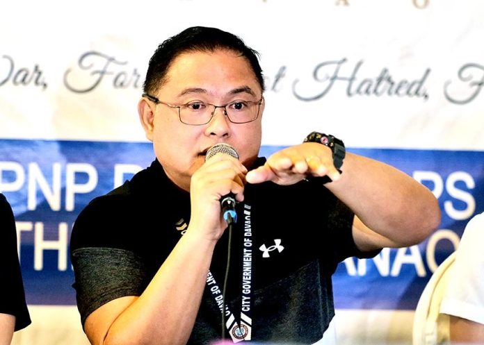 Davao City First District Councilor Temujin “Tek” Ocampo, chair of the Committee on Environment, calls for a committee hearing with the Department of Public Works and Highways 11 (DPWH 11) and the Department of Environment and Natural Resources 11 (DENR 11) on the alleged ongoing illegal road construction at Purok 7 and Purok 8 in Barangay Carmen, Baguio District, Davao City. LEAN DAVAL JR