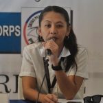 Davao City Water District (DCWD) spokesperson Jovana Cresta Duhaylungsod says during this week's Davao Peace and Security Press Corps media forum at The Royal Mandaya Hotel on that DCWD is fast-tracking its road repairs in some parts of Davao City. LEAN DAVAL JR